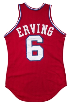 Circa 1979 Julius Erving Game Used Philadelphia 76ers Road Jersey (MEARS A10)